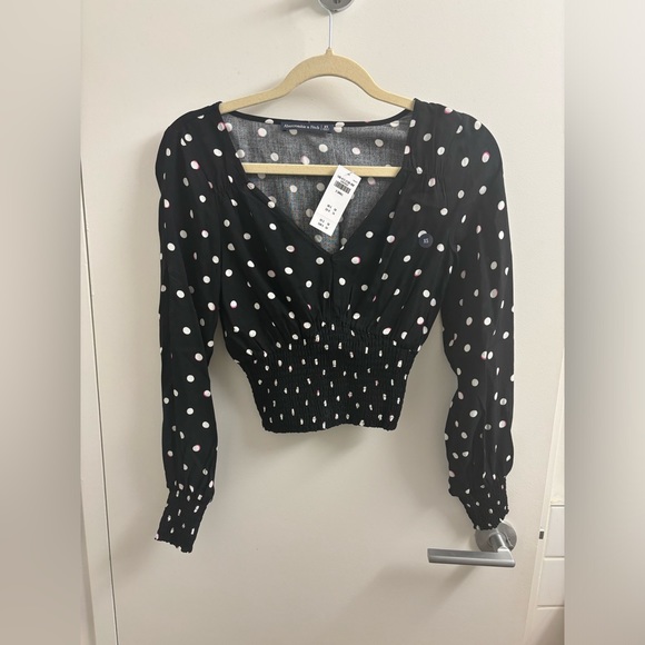 Abercombie Polka Dot Blouse - Picture 1 of 5